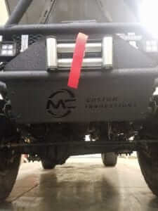 front bumper winch