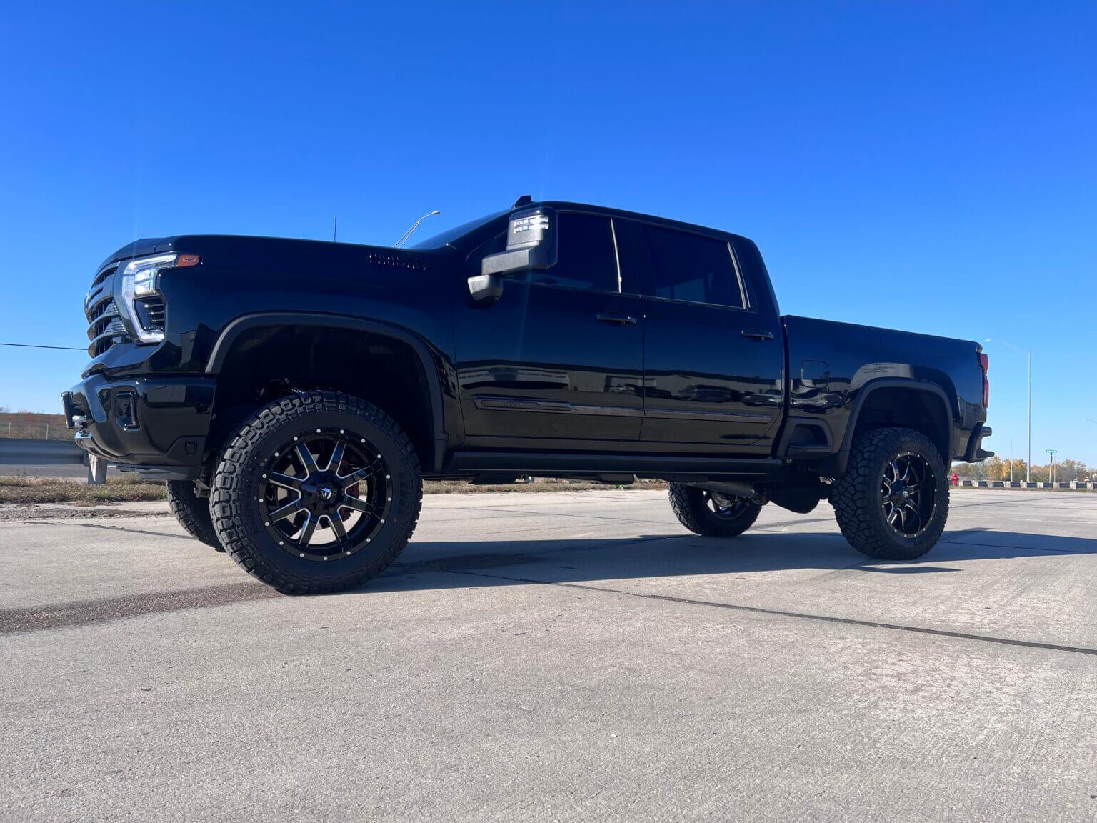 2024 Chevy Silverado 2500hd Lift Kit Wheel And Tire Package Mc Customs